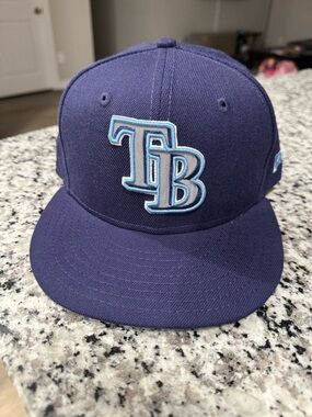 Tampa Bay Rays Navy Blue MLB fitted